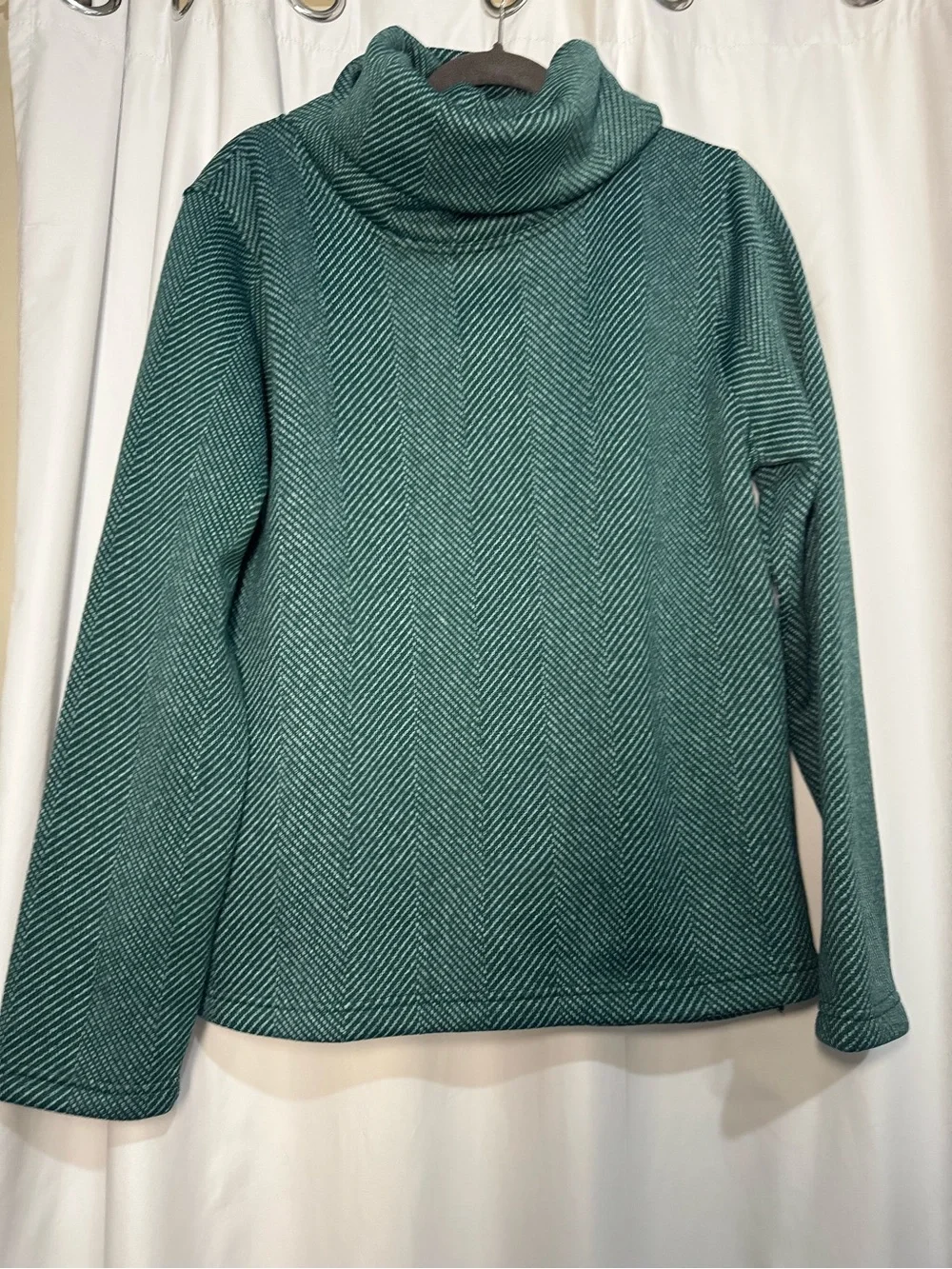 J. Crew Teal Cowl Neck Sweater